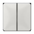 JUNG CD402TSALG Key cover for sensor 2 channels - mod. CD 500- light grey