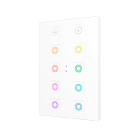 ZENNIO ZVITRXL10W Tecla RGB XL 10. Pulsante capacitivo in PC-ABS - 1