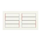 EKINEX EK-T4R-20-GBU- Kit 1 tasto serie 20venti rettangolare orizzontale
