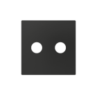 ZENNIO 830002305 ZS55 RCA audio cover, black