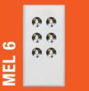 MICROTEL MEL6 ABBEL MEL6 RECESSED EMERGENCY LAMP 220-12V ABB ELOS N