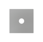 ZENNIO 830002706 ZS55 3.5mm Jack Cover, Silver