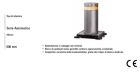 FAAC 116060 275H600 SEMI-AUTOMATIC STAINLESS STEEL BOLLARD