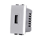 MT DISTRIBUZIONE 829B Presa Usb (5V=2A 265V) Art 829B Bianco