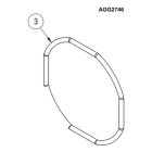 GIBIDI P9AGG274650 00050 GUARN. OR 53,64X2,62