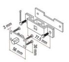 FAAC 132325 UNIVERSAL SUPPORT+SQUARE PIN