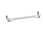 TOPP 1A4815 Vertical tilting mounting bracket - black