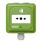 ARITECH ANTINTRUSIONE NC-MC-IP-0-G Avvisatore manuale ripristinabile, colore verde, I
