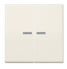JUNG AS10921STRFWW KNX RF push button, 2 channels, alpine white