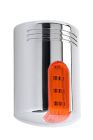 VENITEM 23.24.49 SIREN DOGE LS chrome/orange EN50131-4