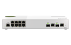 QNAP QSW-M2108-2C Switch Web Managed 10GbE e 2,5GbE Layer 2 entry level per l’implementazione della rete SMB