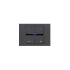 EELECTRON BK04FX-0724 KIT 4 TASTI QUADRATI FENIX GRIGIO 0724 - LINE