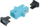 WP RACK WPC-FA3-SC0200 SC/SC SIMPLEX COUPLER , MULTIMODE OM3
