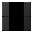 JUNG AL2502TSAD Copritasti per sens. 2 canali F50- mod. LS990- alluminio scuro