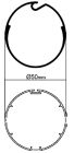 FAAC 132003 ADAPTER FOR TM35 DEPRAT 50 TUBE
