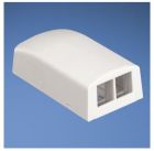 PANDUIT NK2BXIW-A NK 2-Port Surface Mount Box- Off White