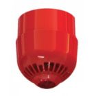 ARITECH INCENDIO ASC367 Sirena piezo-elettronica multitono da esterno con base alta per passaggio cavi per installazione a soffitto completa di lampeggiante