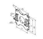 NICE 693.08.00 Interlocking plastic support (to be necessarily coupled with art. 523.10014)