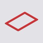 INIM INCENDIO C-REP-FRAMER Cornice per incasso a muro da abbinare all'articol