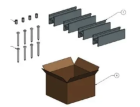 FAAC 105992 KIT GIUNTI UNIVERS ANTA TK35