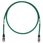 PANDUIT STP6X1MGR Copper Patch Cord- Cat 6A- Green S/FTP Cable- 1 meter