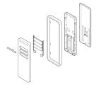 NICE RICAMBI SPCG002700 Casing kit for P1