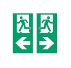 COOPER CSA ILLUMINAZIONE 40071354508 PANNELLO LED SX/DX-R, ISO7010, 20 m