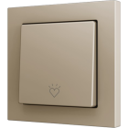 ZENNIO ZS551PB1CC ZS55. Simple Soft push button for 1 binary input 5