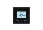 ELSNER 70643 KNX AQS/TH-UP Touch CH Sensor/Controller for CO2, Temperature, Humidity, Black