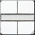 JUNG CD2072NABSSW Standard 2-channel button sensor for KNX bus coupler 2070U - wall radio transmitter 40FW - black