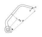 FAAC 105732 COPPIA BRACCI NIGHT&DAY TIPO ND7 BIANCO