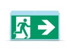 INIM FIRE OH320PNRL Panel with pictograms pasted right-left direction (pack of 5 pcs.)