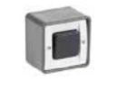 GIBIDI AU02270 DGF200 Pair of wall-mounted photocells (12/24 Vdc - ac), maximum range 30 m IP54