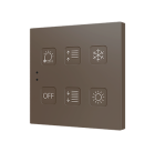 ZENNIO ZVITR6A RGB 6 KEY. PC-ABS CAPACITIVE BUTTON