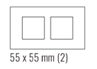 EKINEX EK-S2P-COP Rectangular Surface plate (71 and 20Venti ) in copper colour