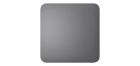 AJAX 52175 CenterButton (1-gang/2-way) [55] ASP grey