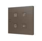 ZENNIO ZVITR4M RGB key 4. PC-ABS Capacitive push button - 4 but