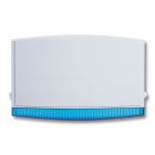 VIMO ASODISSEY2E Odyssey 2 self-powered outdoor siren with white lid and blue lens