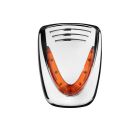 VENITEM 23.28.12 MURANO L chrome/orange siren EN50131-4