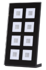 MDT RF-GTT8S.01 Pulsante KNX RF + vetro 8 volte Plus con attuatore con misurazione della temperatura ambiente