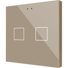 ZENNIO ZVIF2V2C Flat 2 v2. Glass capacitive push button with tempe