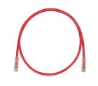 PANDUIT UTPSP2MRDY Copper Patch Cord- Cat 6- Red UTP Cable- 2 Meter