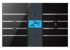 BLUMOTIX BX-RKBGT-SILVER QUBIK Multifunction KNX thermostat in rectangular glass