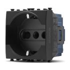 MT DISTRIBUZIONE SUN-F914NE SOCKET SCHUKO UNEL SUN BLACK