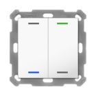 MDT RF-TAL55T202.01S RF KNX+ Taster Light 55 2T, Secure, +T, b.brill.
