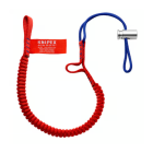 KNIPEX 00 50 12 T BK Fettuccia di ancoraggio con moschettone