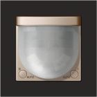 JUNG A3281-1CH Rivelatore KNX 180° per accoppiatore bus 2073U- Universale con segnalazione di allarme- tipo lente 2-20 m- champagne