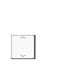 JUNG A404TSAPWW23 Key cover for sensor 4 c-channels. symbol mod. A500- t.2 and 3- alpine white