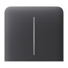 AJAX 83437 SideButton (2-gang) vertical [55] ASP graphite