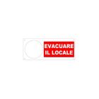 RIELLO FIRE 4437559 CPSEVAC Pannello per sirena EVACUARE IL LOCALE con